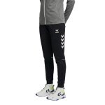 hummel Sporthose hmlCORE 2.0 Track Pants (100% rec. Polyester) lang schwarz/weiss Damen