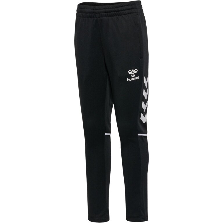 hummel Sporthose hmlCORE 2.0 Training Pants (Polyester-Sweatstoff) lang schwarz/weiss Kinder