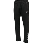hummel Sporthose hmlCORE XK Poly Pants (Polyester-Sweatstoff, mit Reißverschlusstaschen) Lang schwarz Herren
