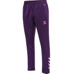 hummel Sporthose hmlCORE XK Poly Pants (Polyester-Sweatstoff, mit Reißverschlusstaschen) Lang violett Herren