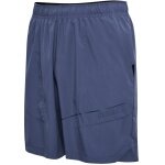 hummel Sporthose hmlCOURT Pocket Shorts (atmungsaktiv, schnelltrocknend) kurz indigoblau Herren