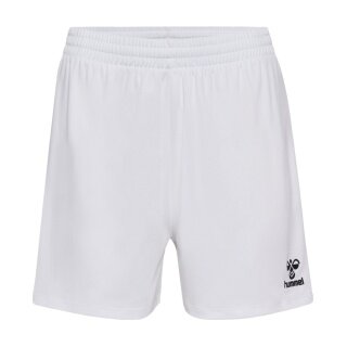 hummel Sporthose hmlESSENTIAL Shorts (angenehmes Tragegefühl) kurz weiss Damen