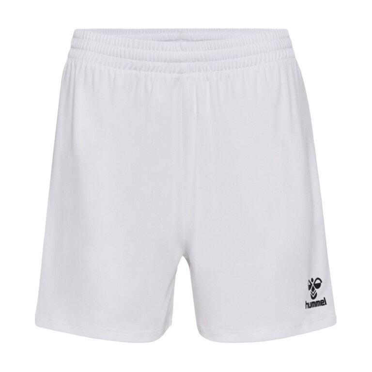 hummel Sporthose hmlESSENTIAL Shorts (angenehmes Tragegefühl) kurz weiss Damen