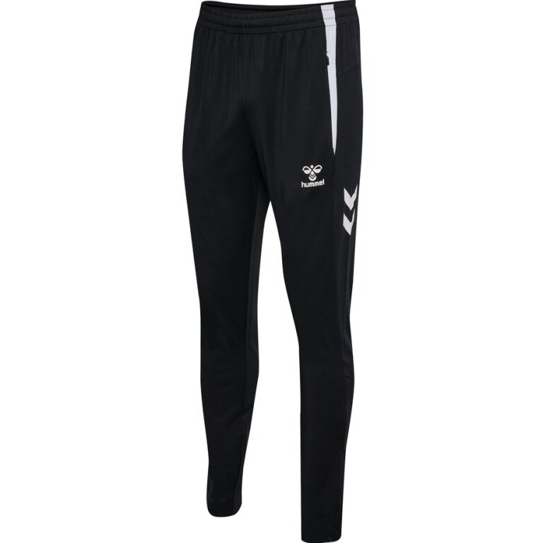 hummel Sporthose hmlLEAD 2.0 Training Pant (rec. Polyester, mit Reißverschlusstaschen) lang schwarz Herren