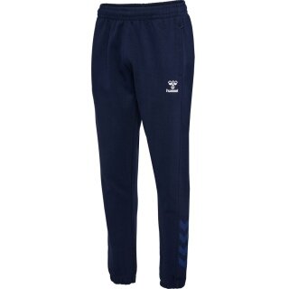 hummel Sporthose hmlTRAVEL Pants (weicher Sweatstoff) lang marineblau Herren