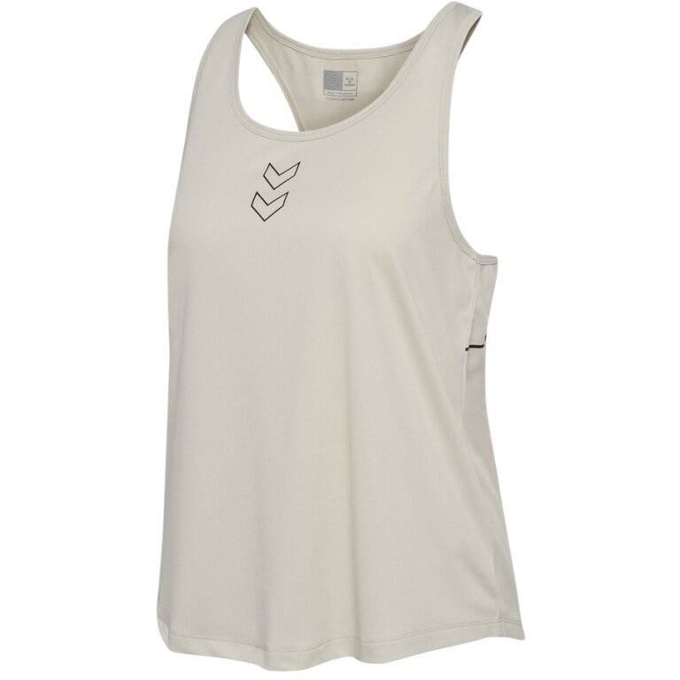 hummel Tanktop hmlCOURT Light Weight (atmungsaktiv, leicht) beige Damen