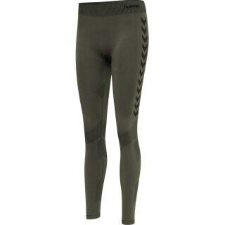 hummel Funktionsunterwäsche Sport-Tight Seamless nahtlos (atmungsaktiv, enganliegend) lang grün Damen