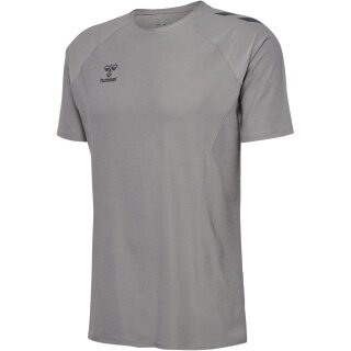 hummel Trainings-Tshirt hmlCIMA 2.0 Jersey (sehr elastisches Material, weiches Material) grau Herren