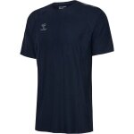 hummel Trainings-Tshirt hmlCIMA 2.0 Jersey (sehr elastisches Material, weiches Material) marineblau Herren