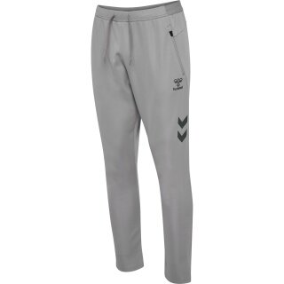 hummel Trainingshose hmlCIMA 2.0 Pants (rec. Polyester, mit Reißverschlusstaschen) lang grau Herren
