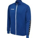 hummel Sport-Trainingsjacke hmlAUTHENTIC Poly Zip (gestrickter Polyester, mit Reißverschlusstaschen) dunkelblau Kinder