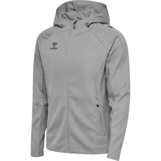 hummel Trainingsjacke hmlCIMA 2.0 Zip Hoodie (rec. Polyester, mit Kapuze) grau Herren