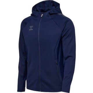 hummel Trainingsjacke hmlCIMA 2.0 Zip Hoodie (rec. Polyester, mit Kapuze) marineblau Herren