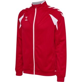 hummel Trainingsjacke hmlCORE 2.0 Track Zip (100% rec. Polyester) rot/weiss Herren