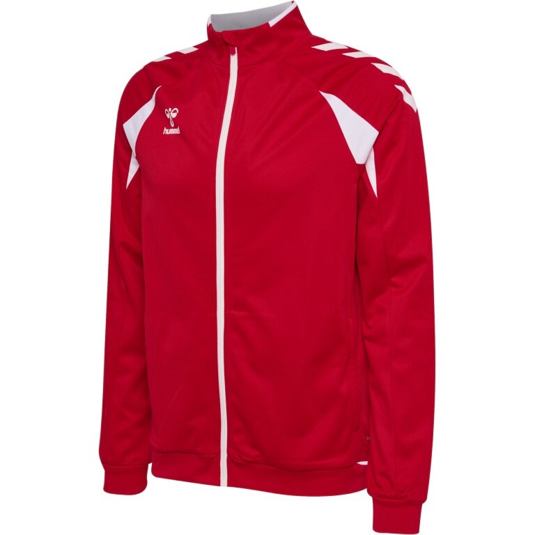 hummel Trainingsjacke hmlCORE 2.0 Track Zip (100% rec. Polyester) rot/weiss Herren