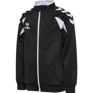 hummel Trainingsjacke hmlCORE 2.0 Track Zip (100% rec. Polyester) schwarz/weiss Jungen