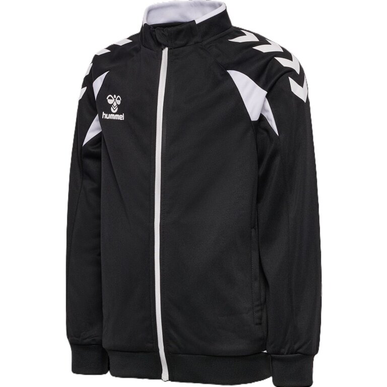 hummel Trainingsjacke hmlCORE 2.0 Track Zip (100% rec. Polyester) schwarz/weiss Jungen