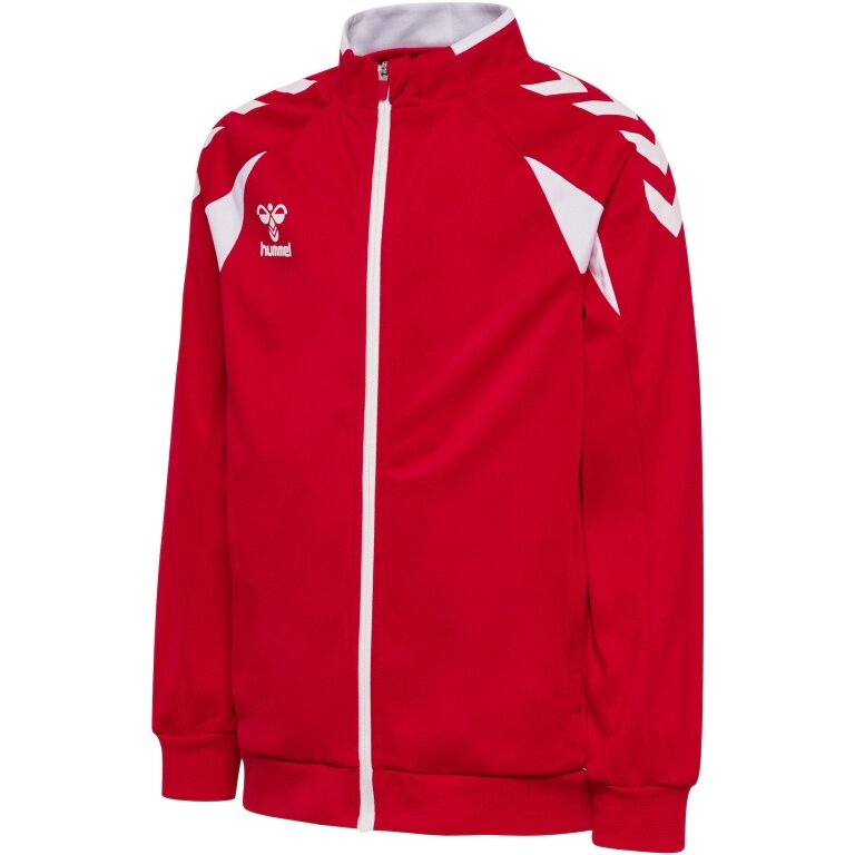 hummel Trainingsjacke hmlCORE 2.0 Track Zip (100% rec. Polyester) rot/weiss Jungen