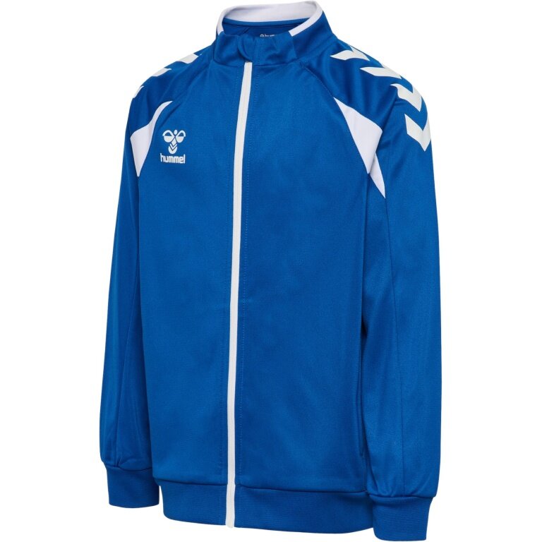 hummel Trainingsjacke hmlCORE 2.0 Track Zip (100% rec. Polyester) blau/weiss Jungen