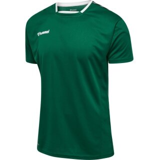 hummel Sport-Tshirt hmlAUTHENTIC Poly Jersey (leichter Jerseystoff) Kurzarm dunkelgrün Kinder