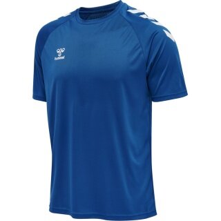 hummel Sport-Shirt hmlCORE XK Core Poly (Interlock-Stoff) dunkelblau Herren