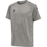 hummel Sport-Tshirt hmlCORE XK Core Poly (Interlock-Stoff) Kurzarm grau Kinder