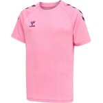hummel Sport-Tshirt hmlCORE XK Core Poly (Interlock-Stoff) Kurzarm pink Kinder
