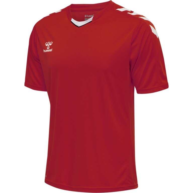 hummel Sport-Tshirt hmlCORE XK Poly Jersey (robuster Doppelstrick) Kurzarm rot Herren