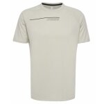 hummel Sport-Tshirt hmlCOURT Light Weight (atmungsaktiv, schnelltrocknend) beige Herren