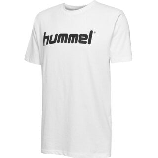 hummel Sport/Freizeit-Tshirt hmlGO Cotton Big Logo (Baumwolle) Kurzarm weiss Kinder