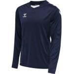 hummel Sport-Langarmshirt hmlCORE XK Poly Jersey (Interlock-Stoff) marineblau Herren