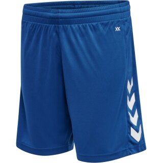 hummel Sporthose hmlCORE XK Poly Shorts (robuster Doppelstrick, ohne Seitentaschen) Kurz dunkelblau Kinder