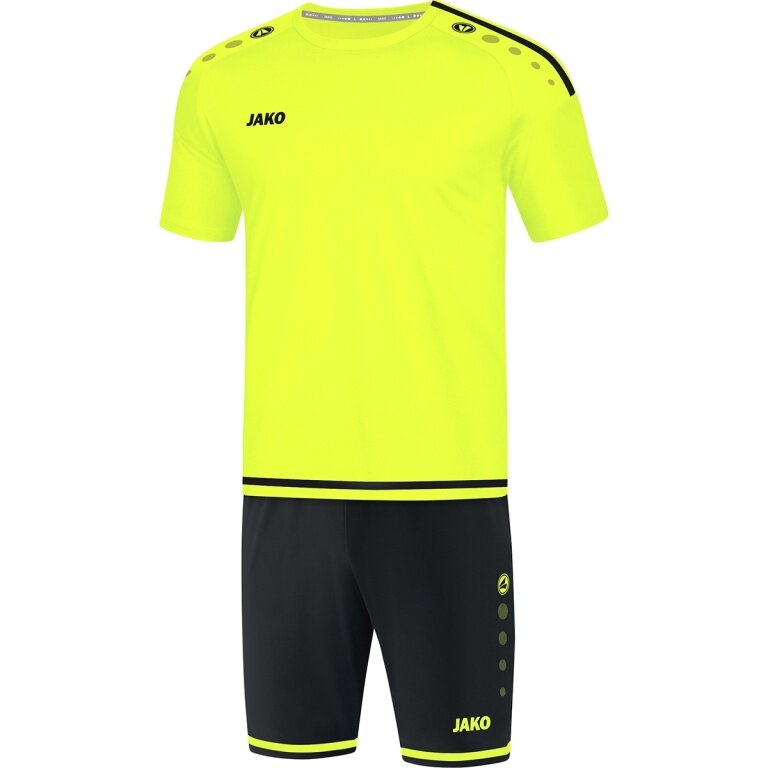 2.0 Kurzarm Jungen Sport-Tshirt (100% Keep Polyester bestellen Trikot JAKO KA neongelb/schwarz Dry) Striker online