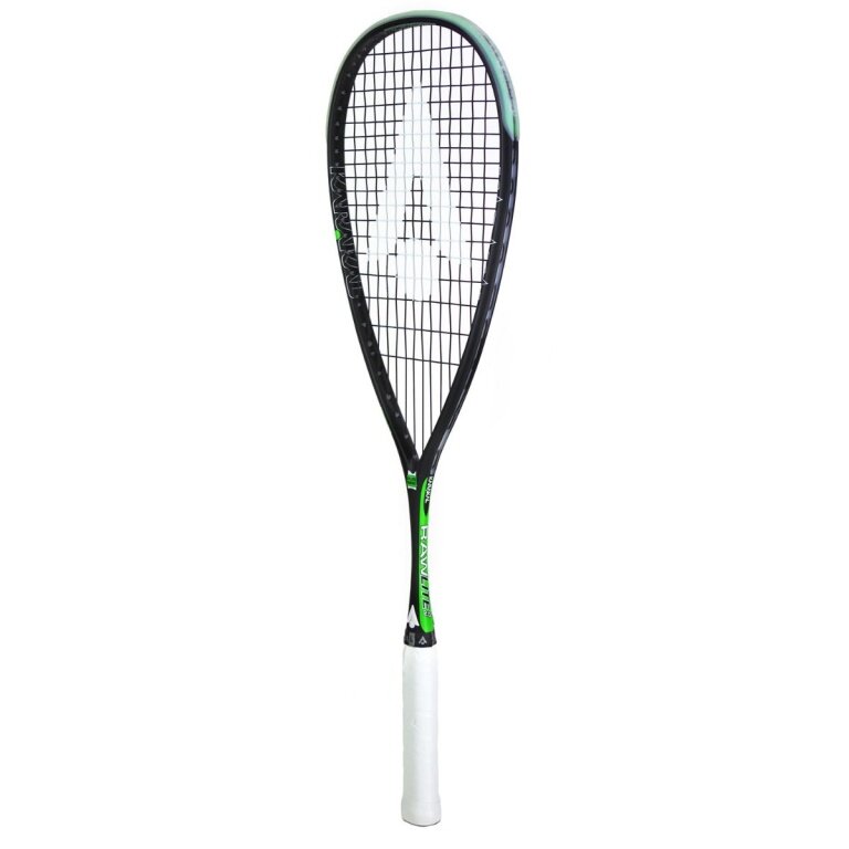 Karakal Squashschläger Raw Pro Lite 2.1 110g/ausgewogen 2025 schwarz/grün - besaitet -