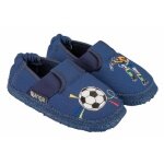 nanga Hausschuhe Slipper Goal - 100% Baumwolle - blau Kleinkinder/Kinder (Größe 26-30)