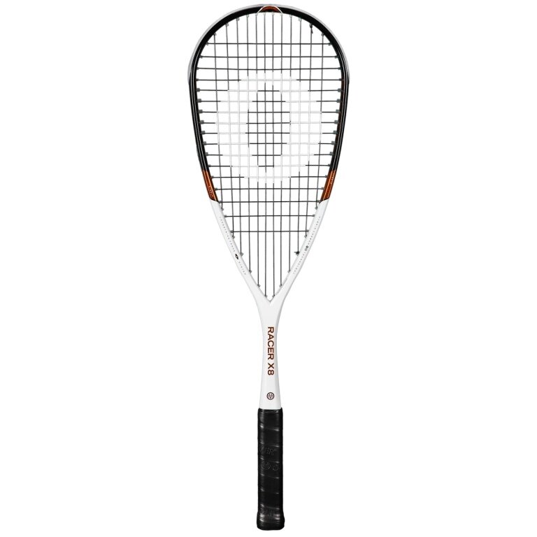 OLIVER Squashschläger Racer X8 (130g/kopflastig) weiss - besaitet -