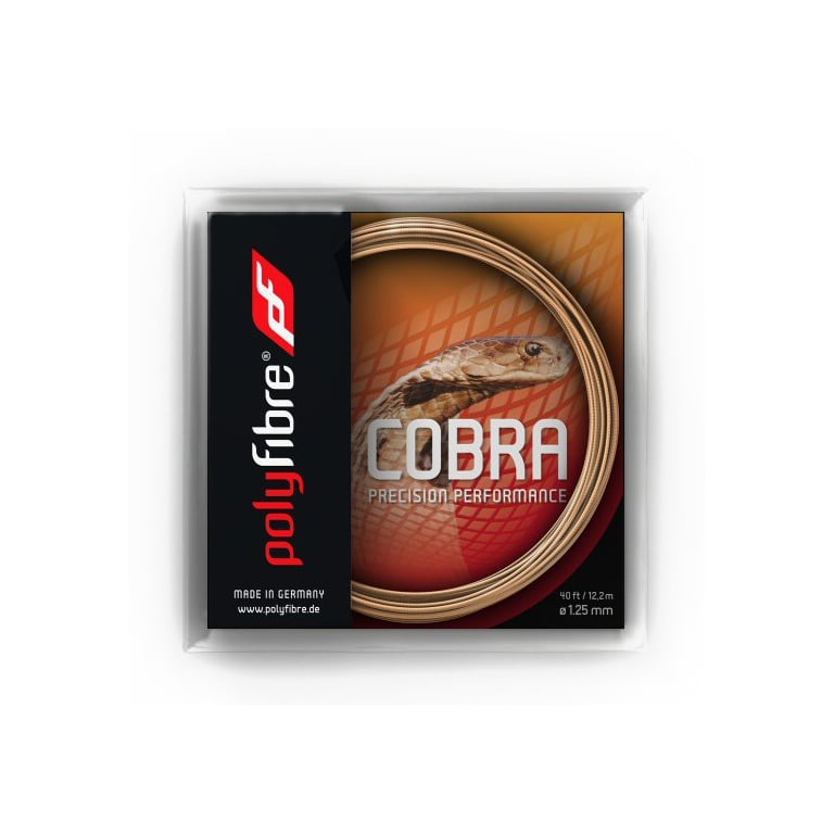 Besaitung mit Tennissaite Polyfibre Cobra
