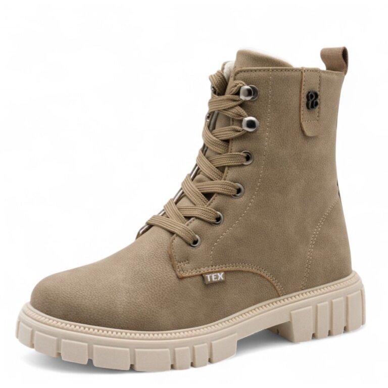 s.Oliver Winterstiefel 5-45297-45 Tex Membrane (seitlichen Reissverschluss, Soft Foam) taupe/braun Mädchen