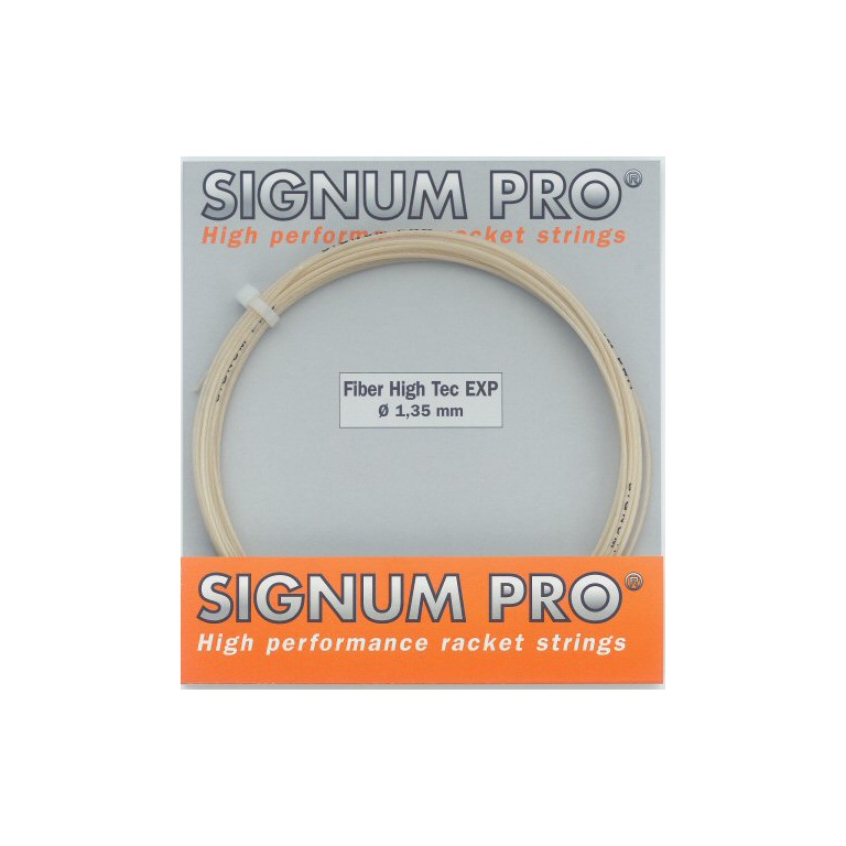 Signum Pro Tennissaite Fiber High Tec EXP natur 12m Set