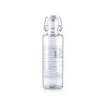 soulbottles Trinkflasche heimat wasser Glas (Glasflasche, Keramikdeckel, Edelstahlbügel) 600ml transparent