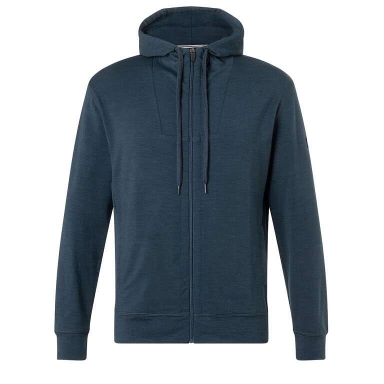 super natural Kapuzenjacke Everyday Hoodie (Merino-Mix) dunkelblau Herren