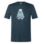 super natural Freizeit-Tshirt Gogeanie Tee (Merino-Mix) dunkelblau Herren