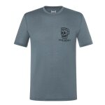 super natural Freizeit-Tshirt Gravel Tee (Merino-Mix) grau Herren
