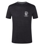 super natural Freizeit-Tshirt Gravel Tee (Merino-Mix) schwarz Herren