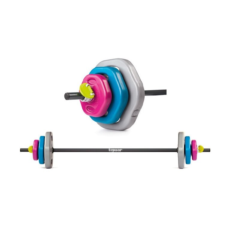 Tiguar Powergym Langhantel-Set - 6 Scheiben/ 16,5kg