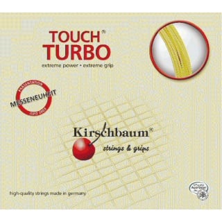 Kirschbaum Touch Turbo (Haltbarkeit+Power) gelb Tennissaite 12m Set
