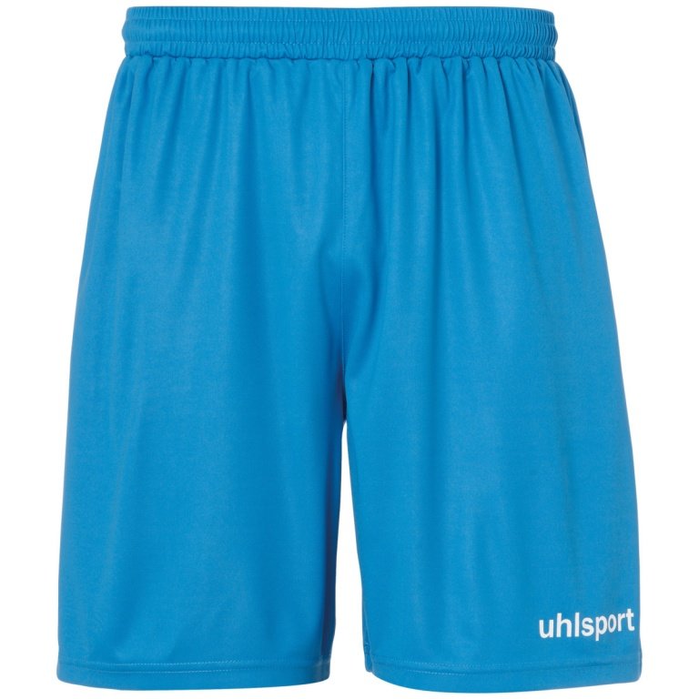 uhlsport Sporthose Short Basic Center kurz cyan/weiss Herren