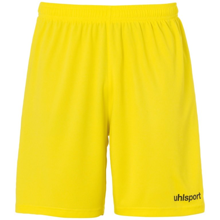 uhlsport Sporthose Short Basic Center kurz limonengelb/schwarz Kinder