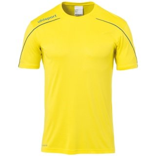 uhlsport Sport-Trikot Stream 22 (100% Polyester) limonengelb/azurblau Herren