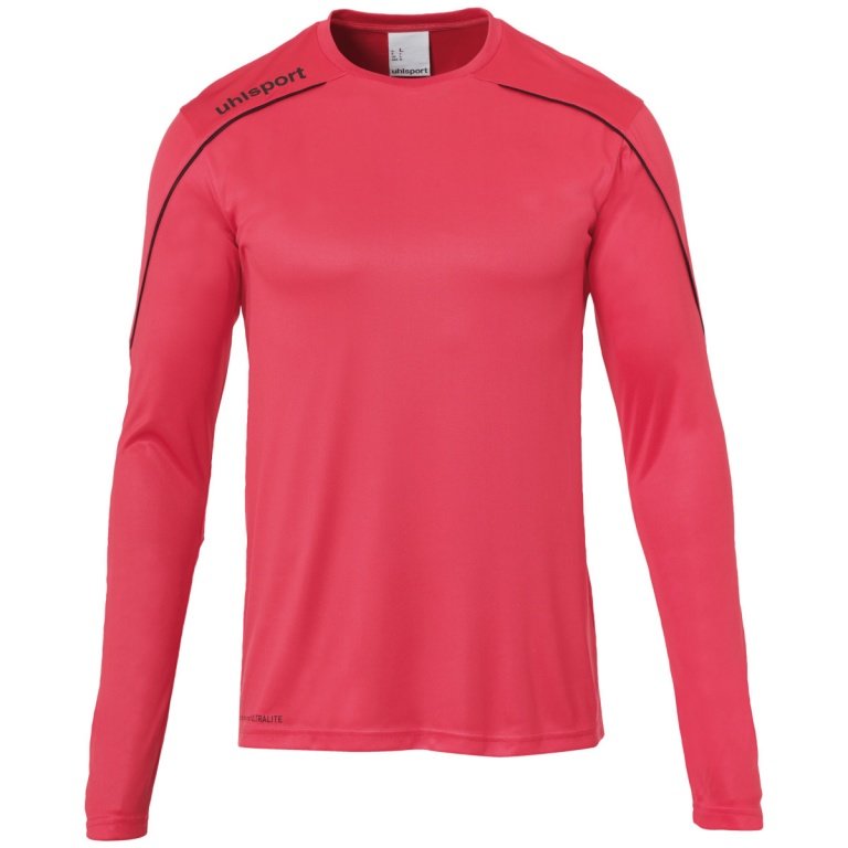 uhlsport Langarmshirt Stream 22 pink/schwarz Herren